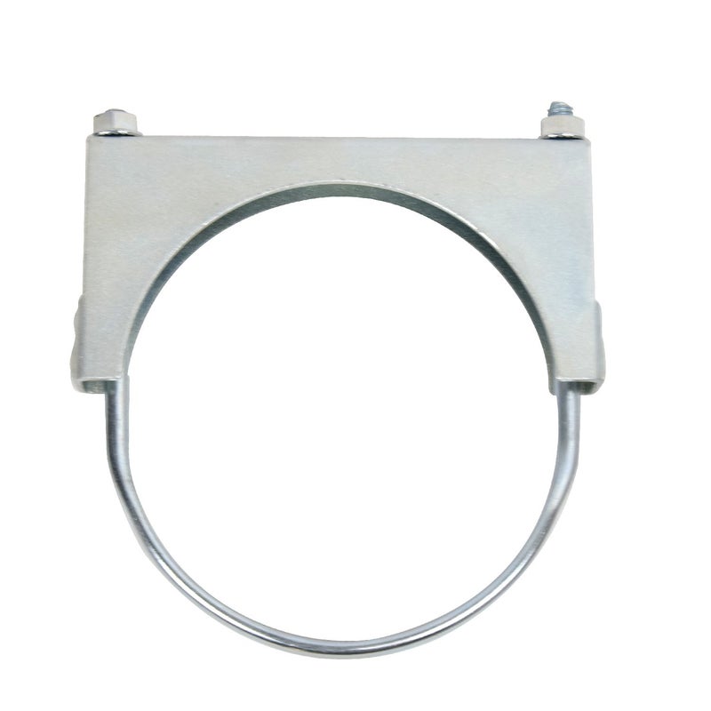 ROADFORMER 4 inch U Bolt Clamp Muffler Exhaust Clamp Saddle Style Heavy duty - Zinc Plated - Image 2